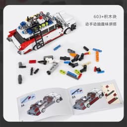 Compatible Ghostbusters Building Blocks Car Model Bricks for Kids Adults Toys Halloween Christmas Gifts