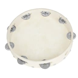 IRIN 8/10inch Tambourine Orff Sheepskin Drum Wood Tambour Panderos Bell Jingles Percussion Musical Instruments Christmas Gift
