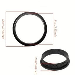 DIY 6/8pcs Tart Ring Round Rectangle Perforated Cake Mold Heat-Resistant Mousse Circle Ring French Dessert for Christmas Party