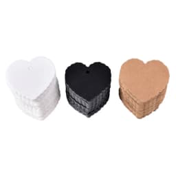 50Pcs/100Pcs Thank You Handmade Gift Tags Kraft Paper Hang Tag Label Cards for Wedding Birthday Christmas Party Decorations