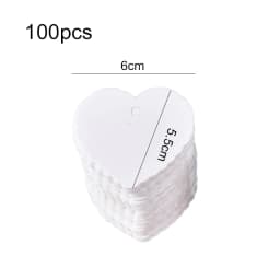 50Pcs/100Pcs Thank You Handmade Gift Tags Kraft Paper Hang Tag Label Cards for Wedding Birthday Christmas Party Decorations