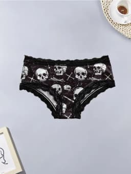 4-PCS women's panties sexy lace panty fashionable and comfortable Christmas shorts for girls female underpants