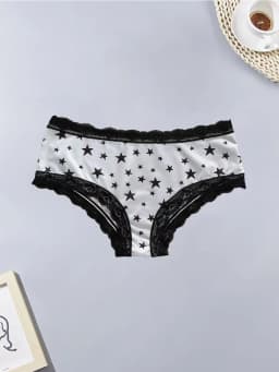 4-PCS women's panties sexy lace panty fashionable and comfortable Christmas shorts for girls female underpants