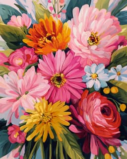 Painting By Numbers Colorful Tulips Acrylic Paint Canvas Dropshipping Portrait Family Children Photo Christmas Gifts