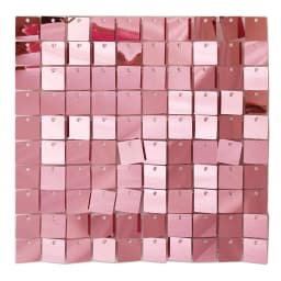 6-30Pcs Colorful Glitter Sequins Background Wall Panels Light Gold Square Shiny Panels Wedding Birthday Christmas Party Backdrop
