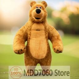 Brown Bear Inflatable Clothing Inflatable Halloween Christmas Party Role-Playing Clothing White Bear Inflatable Mascot Clothing