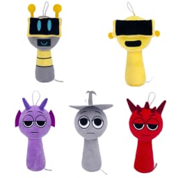 Sprunki Plush Toys Sprunki Plush Doll Sprunki Game Cartoon Pillow Kids Birthday Gifts Stuffed Dolls Christmas Gift