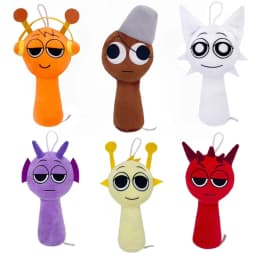 Sprunki Plush Toys Sprunki Plush Doll Sprunki Game Cartoon Pillow Kids Birthday Gifts Stuffed Dolls Christmas Gift