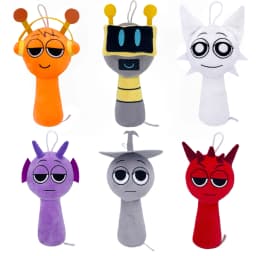 Sprunki Plush Toys Sprunki Plush Doll Sprunki Game Cartoon Pillow Kids Birthday Gifts Stuffed Dolls Christmas Gift