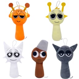 Sprunki Plush Toys Sprunki Plush Doll Sprunki Game Cartoon Pillow Kids Birthday Gifts Stuffed Dolls Christmas Gift
