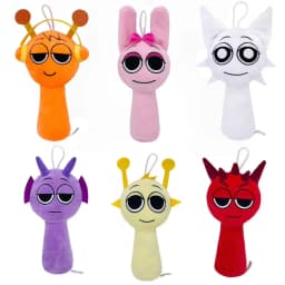 Sprunki Plush Toys Sprunki Plush Doll Sprunki Game Cartoon Pillow Kids Birthday Gifts Stuffed Dolls Christmas Gift