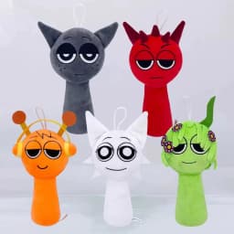 Sprunki Plush Toys Sprunki Plush Doll Sprunki Game Cartoon Pillow Kids Birthday Gifts Stuffed Dolls Christmas Gift