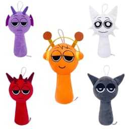 Sprunki Plush Toys Sprunki Plush Doll Sprunki Game Cartoon Pillow Kids Birthday Gifts Stuffed Dolls Christmas Gift