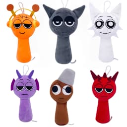 Sprunki Plush Toys Sprunki Plush Doll Sprunki Game Cartoon Pillow Kids Birthday Gifts Stuffed Dolls Christmas Gift