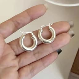 925 Sterling Silver Earrings For Women Trendy Simple Waterdrop Earring Jewelry Prevent Allergy Party Christmas Accessories