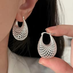 925 Sterling Silver Earrings For Women Trendy Simple Waterdrop Earring Jewelry Prevent Allergy Party Christmas Accessories