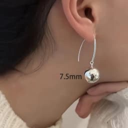 925 Sterling Silver Earrings For Women Trendy Simple Waterdrop Earring Jewelry Prevent Allergy Party Christmas Accessories