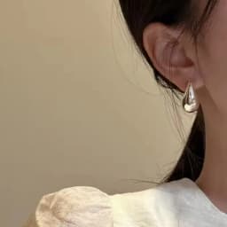 925 Sterling Silver Earrings For Women Trendy Simple Waterdrop Earring Jewelry Prevent Allergy Party Christmas Accessories