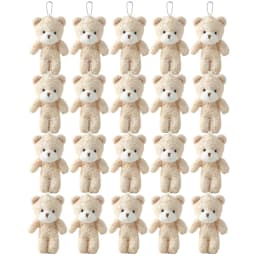 10/20/30pcs 4.7In Teddy Bears Stuffed Plush Toy Bear Plush Doll Keychain Craft Pendent DIY Wedding Birthday Christmas Party Gift