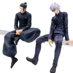 Anime JJK Figure Geto Suguru Gojo SATORU Fushiguro Toji Action Figure Sitting Pose Model Fushiguro Toji Figure Christmas Gift