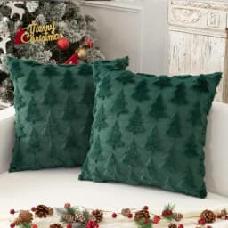 1PC Christmas Decorative Pillow Covers Cushion Cover Couch Cushion Case for Couch Sofa Holiday Festivals Winter Home Decoration