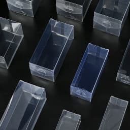 10 pieces of 3/4/5 * Hcm new transparent PVC box packaging wedding/Christmas favorite chocolate candy apple gift event