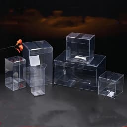10 pieces of 3/4/5 * Hcm new transparent PVC box packaging wedding/Christmas favorite chocolate candy apple gift event