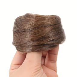 Synthetic Chignon Elastic Rubber Band Fake Hair Bun Clip in on Hair Tail Extension Updo Hair Piece Ponytail For Women Christmas
