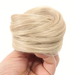 Synthetic Chignon Elastic Rubber Band Fake Hair Bun Clip in on Hair Tail Extension Updo Hair Piece Ponytail For Women Christmas