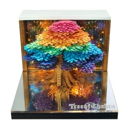 Time Piece Calendar 2027 Desk Calendar With Light 3D Magic Owl Calendar Paper Carving Art Memo Pad Notepad Gift for Christmas