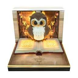 Time Piece Calendar 2027 Desk Calendar With Light 3D Magic Owl Calendar Paper Carving Art Memo Pad Notepad Gift for Christmas