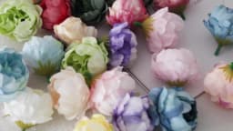 10/20Pcs Rose Artificial Flowers Heads for Home Decortion Party Wedding Decor Accessories Garden Crafts Manual Christmas Wreath