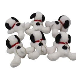 6 Piece 10cm Peanuts Snoopy Plush Soft Pendant Toys Christmas Snoopy Toys Wholesale Snoopy Toys