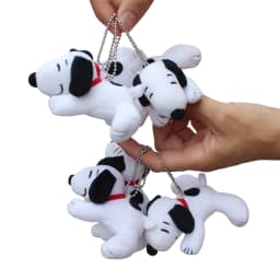 6 Piece 10cm Peanuts Snoopy Plush Soft Pendant Toys Christmas Snoopy Toys Wholesale Snoopy Toys