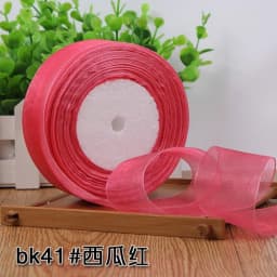 45meter/roll 12/15/20/25/40mm Organza Ribbons Wedding Christmas Birthday Party Decoration Handmade DIY Gift Wrapping Ribbons