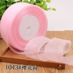45meter/roll 12/15/20/25/40mm Organza Ribbons Wedding Christmas Birthday Party Decoration Handmade DIY Gift Wrapping Ribbons
