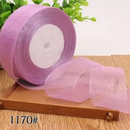45meter/roll 12/15/20/25/40mm Organza Ribbons Wedding Christmas Birthday Party Decoration Handmade DIY Gift Wrapping Ribbons