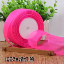 45meter/roll 12/15/20/25/40mm Organza Ribbons Wedding Christmas Birthday Party Decoration Handmade DIY Gift Wrapping Ribbons
