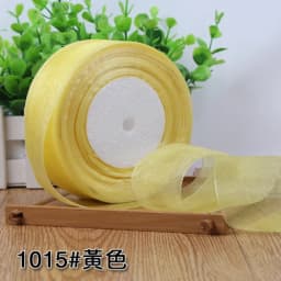 45meter/roll 12/15/20/25/40mm Organza Ribbons Wedding Christmas Birthday Party Decoration Handmade DIY Gift Wrapping Ribbons