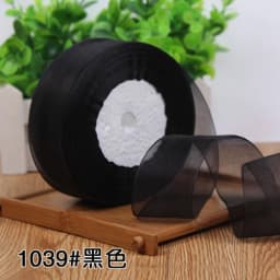 45meter/roll 12/15/20/25/40mm Organza Ribbons Wedding Christmas Birthday Party Decoration Handmade DIY Gift Wrapping Ribbons