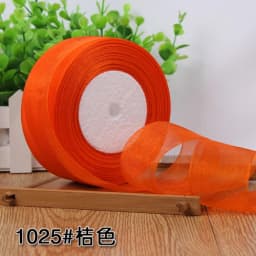 45meter/roll 12/15/20/25/40mm Organza Ribbons Wedding Christmas Birthday Party Decoration Handmade DIY Gift Wrapping Ribbons
