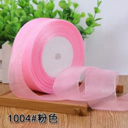 45meter/roll 12/15/20/25/40mm Organza Ribbons Wedding Christmas Birthday Party Decoration Handmade DIY Gift Wrapping Ribbons