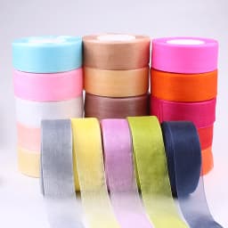 45meter/roll 12/15/20/25/40mm Organza Ribbons Wedding Christmas Birthday Party Decoration Handmade DIY Gift Wrapping Ribbons