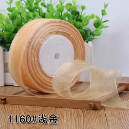 45meter/roll 12/15/20/25/40mm Organza Ribbons Wedding Christmas Birthday Party Decoration Handmade DIY Gift Wrapping Ribbons