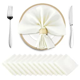 12PCS Wedding Red Satin Napkin 30x30cm Wholesale Soft Table Napkins for New Year Christmas Decoration Party Dinner Table Decor