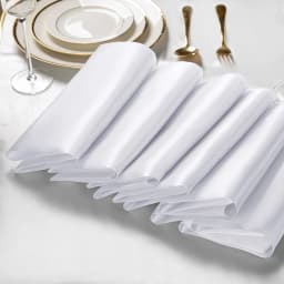 12PCS Wedding Red Satin Napkin 30x30cm Wholesale Soft Table Napkins for New Year Christmas Decoration Party Dinner Table Decor