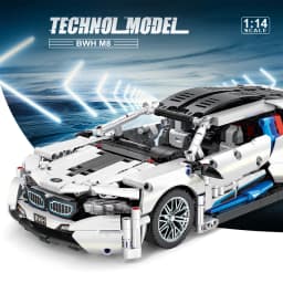 1:14 Scale Racing Car Technical Building Blocks Set 1208PCS Model Car Kit Hobby Collectible Display Toy Birthday Christmas Gift