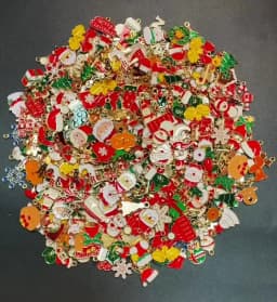 Random Mixed Christmas Pendant/Charms For Jewelry Making Bulk Xmas Charm Natale DIY Small Gifts Accessories Breloque Bijoux Noël