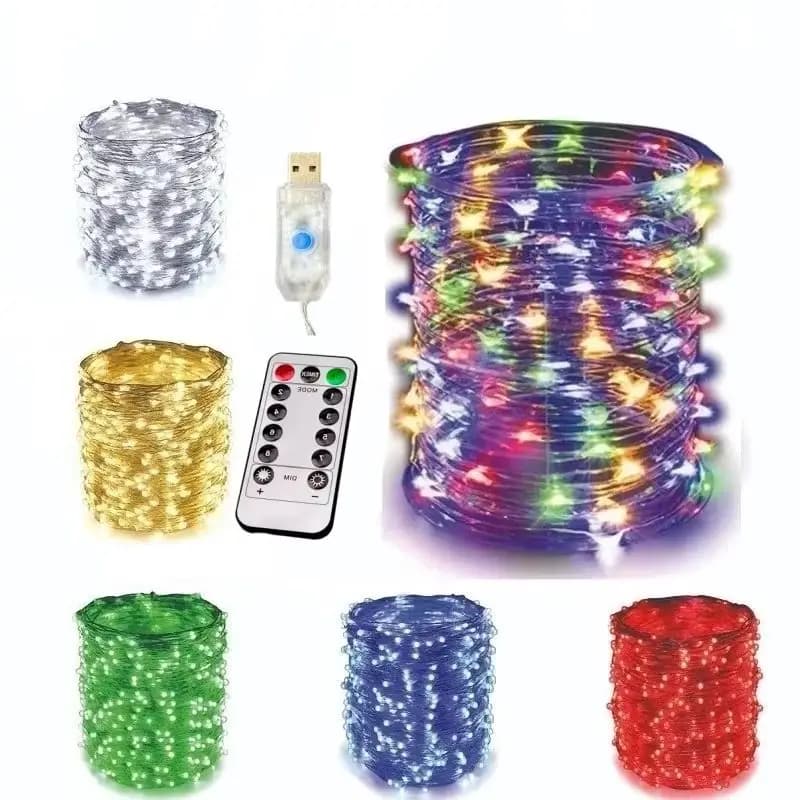 USB Led 2M/5M/10M/20M/30M String Light 8Mode Remote Control Lights Fairy Garlands Wedding Christmas Holiday Decor Lamps New Year