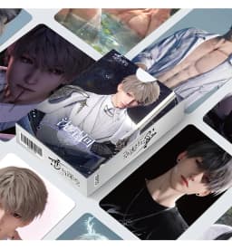 55Pcs/Set Game Love And Deepspace Laser Lomo Card Sylus Zayne Rafayel Xavier Caleb Game Characters Photo Cards Christmas Gift